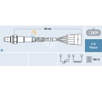 FAE 77223 Sonde lambda pour ABARTH,ALFA ROMEO,BMW,FIAT,LANCIA