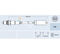 FAE 77238 Sonde lambda pour BMW 3 Berline (E46) 3 Coupé (E46) 5 Berline (E60)