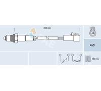 FAE 77264 Sonde lambda pour FORD Fiesta Mk6 3/5 portes (JA8, JR8) Fiesta Mk6 Van