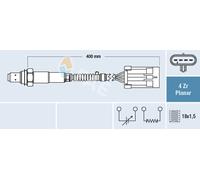 FAE 77700 Sonde lambda pour CHEVROLET,DAEWOO