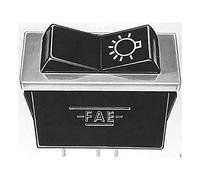 FAE Interrupteur Bouton-Poussoir ON-OFF Gris ou Noir : 62411