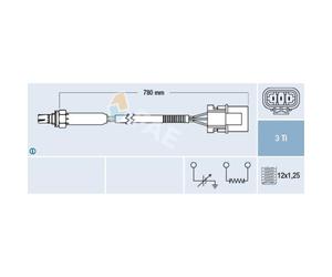 FAE Lambdasonde Regelsonde Compatible Pour Nissan Primera 2.0 GT 3.0I 2.0I 16V