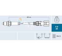 FAE Lambdasonde Regelsonde Pour Toyota Avensis Station Wagon 2.2 D-CAT 2.0 D-4D