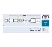 FAE Lambdasonde Régulateur Compatible Pour VW Polo 1.2 12V 1.6 FSI 2.0 3.2 V6