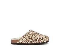 FAE NEW Pony Printed Leather/Sheepskin Beige Animalier
