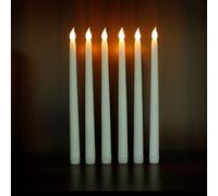 FAEFTY Bougies à Led sans Flamme, Bougie Électrique, Bougies Lampe pour Assomption/Anniversaire/Noël/la Toussaint/Dîner aux Chandelles