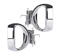 FAERSI 2pcs Interior Door Handle Front or Rear Driver Side & Passenger Side Replacements for 2006 2007 2008 2009 2010 2011 Chevy HHR Door Handle, Chrome Finish, 19299614 19299613