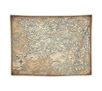 Faerûn - Carte de jeu de plateau des Royaumes Oubliés - Affiches murales en tapisserie - Rouleau de tapisserie - Peinture d'art - Image pour décoration de chambre à coucher et de maison - 76cmx102cm