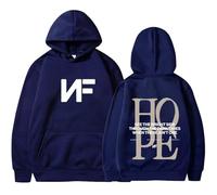 FAEWARE Sweat À Capuche NF Hope Tour Unisexe Grande Taille Streetwear Décontracté Hoodie XS~3XL-Blue||l