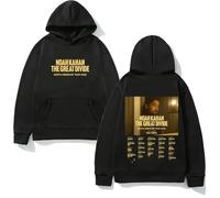 FAEWARE Sweat À Capuche Noah Kahan Hoodie Sweat Décontracté Tendance Manches Longues Coupe Ample Streetwear Unisexe-Black||s