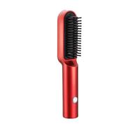 Faeymth Lisseur de Cheveux Sans Professionnel USB Peigne Chaud Cheveux Rapides Chauffés Électrique Lissage Curling Outil de Coiffure,B