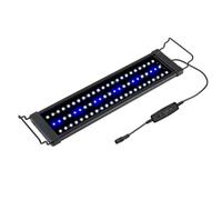 Faeymth Lumière de Support de Plante d'eau LED Bleue et Blanche, Éclairage à Gradation Chronométrée pour Aquarium, Prise UE