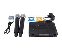 Faeymth Microphone sans fil professionnel avec UHF, microphone à main pour scène, spectacle vocal, bande, fête à la maison, église, prise européenne