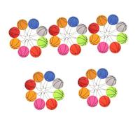 Faeymth Pendentif Réfléchissant de Basket-Ball Réflecteurs de de Qualité Supérieure Adorables Étiquettes en Plastique de Sport en Métal Bibelots Installation Facile