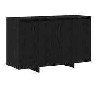 FAF-NEUF* Buffet bas d'entrée Buffet chêne - noir chêne - noir Bois 120 x 41 x 75 cm JUIN623688
