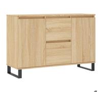 FAF-NEUF* Buffet bas d'entrée,Buffet Salon - Chêne Sonoma - 104x35x70 cm bois d'ingénierie JUILLET519563