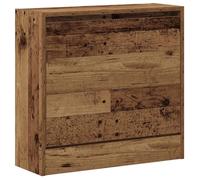 FAF-NEUF* Cabinet à chaussures/Facile à entretenir - vieux bois - 60x21x57 cm en bois technique JUIN801889