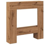 FAF-NEUF* Cadre de cheminée/Entretien facile - Chêne artisanal - 81x18x82 cm bois ingénierie JUIN275670