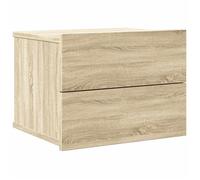 FAF-NEUF* Chevet de lit Table de nuit - Chêne Sonoma - 40x30x30 cm Bois d'ingénierie JUILLET862802