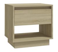 FAF-NEUF* Chevet de lit Table de nuit - Chêne Sonoma - 45x34x44 cm bois d'ingénierie JUILLET822792