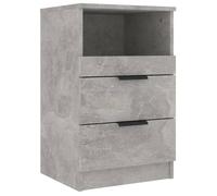 FAF-NEUF* Chevet de lit Table de nuit - Gris béton - Bois d'ingénierie JUILLET613773