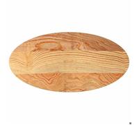 FAF-NEUF* Dessus de table - Plateau table de remplacement 100x50x2 cm - bois de chêne massif ovale JUILLET218210