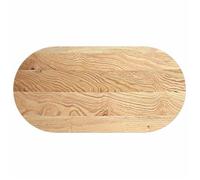 FAF-NEUF* Dessus de table - Plateau table de remplacement 120x60x4 cm - bois de chêne massif ovale JUILLET891598