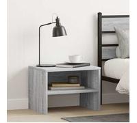 FAF-NEUF* Table téléphonique - Table de chevet - Sonoma gris - 40x30x30 cm Bois d'ingénierie JUIN76507765