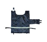 FAFAKO Manteau chauffant pour veau - Couverture d'hiver en tissu Oxford indéchirable avec ajustement élastique et détails réfléchissants (doublure polaire noire)