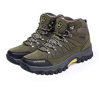 Fafazhu Chaussures de Randonnée Homme Imperméables Bottes de Trekking Extérieure Chaussures de Montagne de Marche Antidérapantes Des chaussures d'hiver Sports