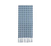 FAFBVF Chemin de Table à Carreaux avec Franges en Polyester | Sept Coloris,Petits Carreaux,Franges aux Deux Bouts,Essuyage Humide,Dix Longueurs,Bande 33 cm,Style Moderne