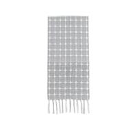 FAFBVF Chemin de Table à Carreaux avec Franges en Polyester | Sept Coloris,Petits Carreaux,Franges aux Deux Bouts,Essuyage Humide,Dix Longueurs,Bande 33 cm,Style Moderne