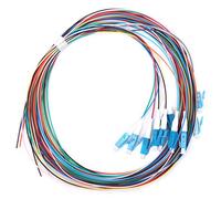Fafeicy 1.5m Câble Fibre Optique, 12 brins, Rallonge Fibre Optique, Modalità Singola Lc/Upc per Rete Locale in Fibra Ottica, Strumentazione