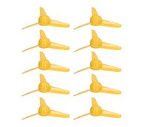 Fafeicy 10 Pièces 70 Mm 3 Pales d'hélice, Hélices de Bateau Tournantes de Remplacement en Plastique, Accessoires Rotatifs de Voiture RC, Modèles électriques pour Bricolage, Fabrication de Modèles