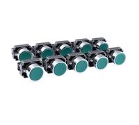 Fafeicy 10pcs Auto-réinitialisation du Bouton de Démarrage à Démarrage Plat Interrupteur de Montage 22 Mm Trou de Montage AC240V