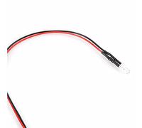 Fafeicy 10PCS LED Diode électroluminescente 12V 0,06W 5mm x 20cm, Filaire Multicolore LED Câble Léger Économiseur D'énergie Diode Électroluminescente Câblage (Vert)