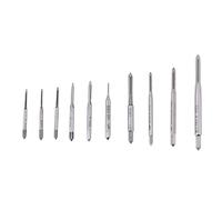 Fafeicy 10pcs Mini M1 à M3.5 Machine Tap à Main Filetage Tire Tapage de Filetage pour une Expérience de Taraudage Lisse