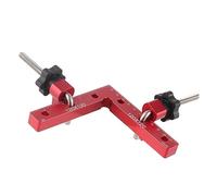 Fafeicy 120x120mm Équerre de Serrage à Angle Droit pour le Travail du Bois, | Fixation d\'assemblage d\'armoire, fixation de panneau multi-trous, aide à l\'épissage à 90 degrés, menuiserie de boîte de