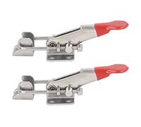 Fafeicy 2 Pcs à Bascule Pince 400lbs de capacité Réglable en Acier Inoxydable Verrouille pour l'équipement Automobile de Machines