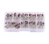 Fafeicy 200 Pièces 10 Valeurs Diode Zener, Diode, Diode Zener 1N4738 Assortiment Kit électronique Rouge avec Boîte de Rangement 1N4738 1N4739 1N4740 1N4741 1N4742 1N4743 1N4744 1N4745