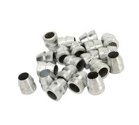 Fafeicy 20PCS Coins de Manche de Marteau en Acier Coins de Hache Ronds | Cales de poignée de marteau en acier, 20 pièces, cale de hache ronde pour fendre le bois avec conception ronde de sécurité,