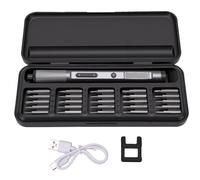 Fafeicy 25 en 1 Kit de Tournevis de Précision Électrique | Outil de Réparation Rechargeable avec Porte-embout Magnétique, Couple Réglable 0,15-0,35 Nm pour électronique, Téléphone,