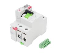 Fafeicy 2P RCCB Earth Fakage CIRCUIT Breaker REST COURT CIRCUIT BRUNDER 2P RCD avec Réinitialisation Automatique Mécanique électronique Double Serrure pour L'énergie Solaire Smart Home (40A)