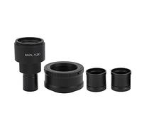 Fafeicy 2X Microscope Camera Adapter for Mirrorless | Interface de lentille de stéréoscope, alliage d\'aluminium traité CNC, imagerie d\'observation biologique, connexion de