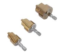 Fafeicy 3 Pièces Ensemble de Forets étagés de Levage PPR Forets D'alésoir de Réparation D'expansion à Tige Hexagonale pour Tube de Conduite D'eau PPR 20mm 25mm 32mm Outils de Bricolage