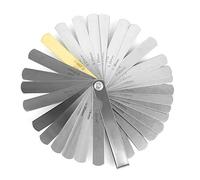 Fafeicy 32 Blades Fainer 0,04 à 0,88 Mm en Acier Inoxydable Métrique Imperial Mesure Tool pour L'espace de Bougie de Soupape de Moteur