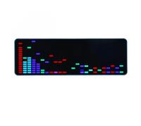 Fafeicy 384 Affichage du Spectre de Musique LED RVB, Analyseur de Spectre Audio avec 20 Effets de Couleur Dynamique 7 140 Modes D'affichage Capteur Vocal Usb alimenté pour la Salle de