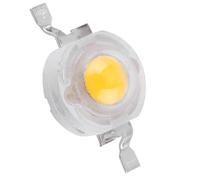 Fafeicy 50 Pièces de Perles de Lampe LED SMD 1 W, Perles de Lumière LED Blanc Chaud et Froid Haute Puissance pour Projecteur, Durée de Vie de 50 000 Heures, Angle de Faisceau de 120 °, éclairage