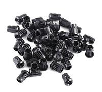 Fafeicy 50pcs Douille Lampe, Support de Diode, Clip Noir en Plastique, Monture de Lunette Utile, Supports de Lampe, Température de Fonctionnement -20 ℃ ~ 120 ℃(3mm)