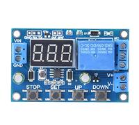 Fafeicy 6-40V Board de Protection des Décharges de Charge avec Relais de Contrôle de Synchronisation, pour Batteries au Lithium Programmable de Surcharge sous Tension Protecteur 60V Max